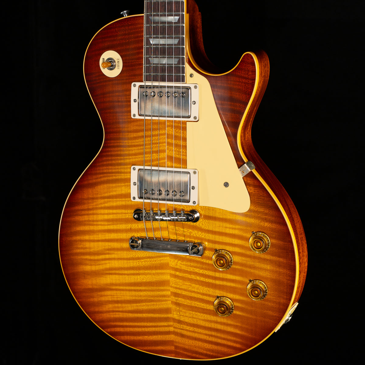 Gibson Custom Shop 1959 Les Paul Standard Slow Iced Tea Fade Willcutt Cloudbucker Pickups (083)