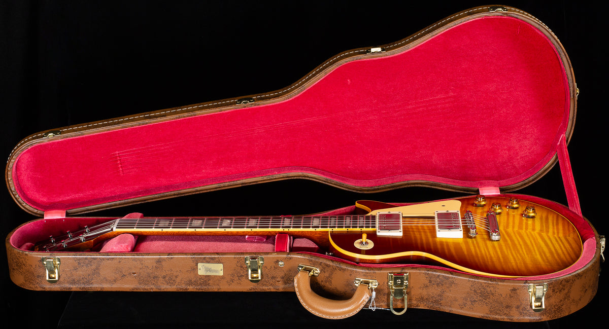 Gibson Custom Shop 1959 Les Paul Standard Slow Iced Tea Fade Willcutt Cloudbucker Pickups (083)