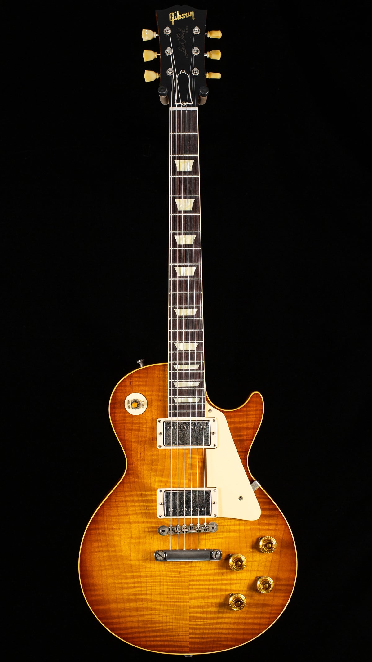 Gibson Custom Shop 1959 Les Paul Standard Murphy Lab Ultra Light Aged Golden Poppy Burst Willcutt Cloudbuckers (045)