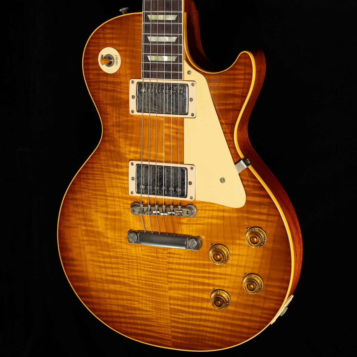 Gibson Custom Shop 1959 Les Paul Standard Murphy Lab Ultra Light Aged Golden Poppy Burst Willcutt Cloudbuckers (045)