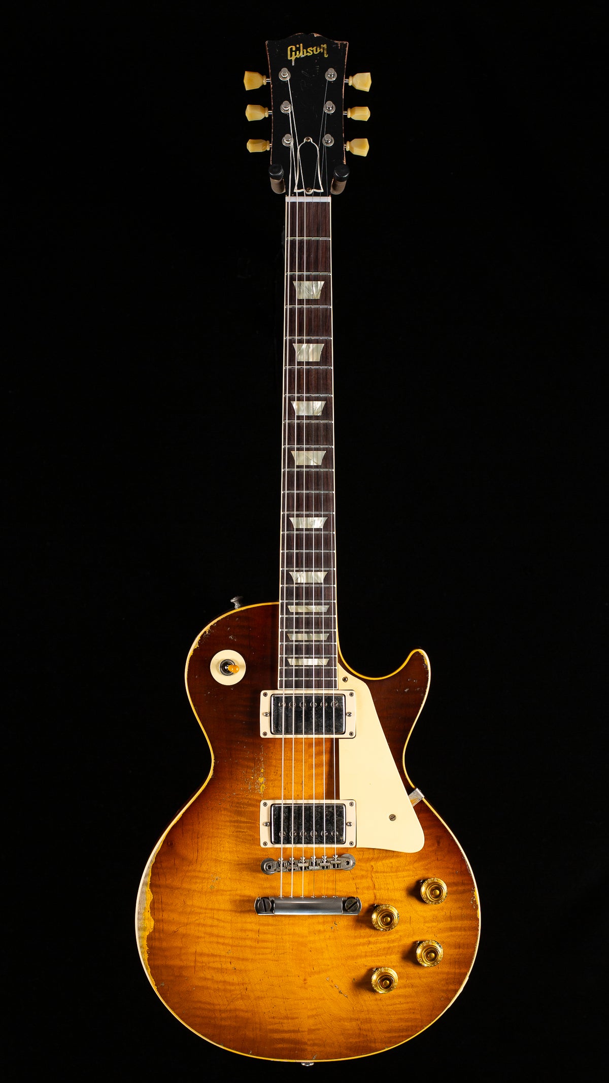Gibson Custom Shop 1959 Les Paul Standard Murphy Lab Ultra Heavy Aged Green Lemon Fade Willcutt Cloudbucker Pickups (135)