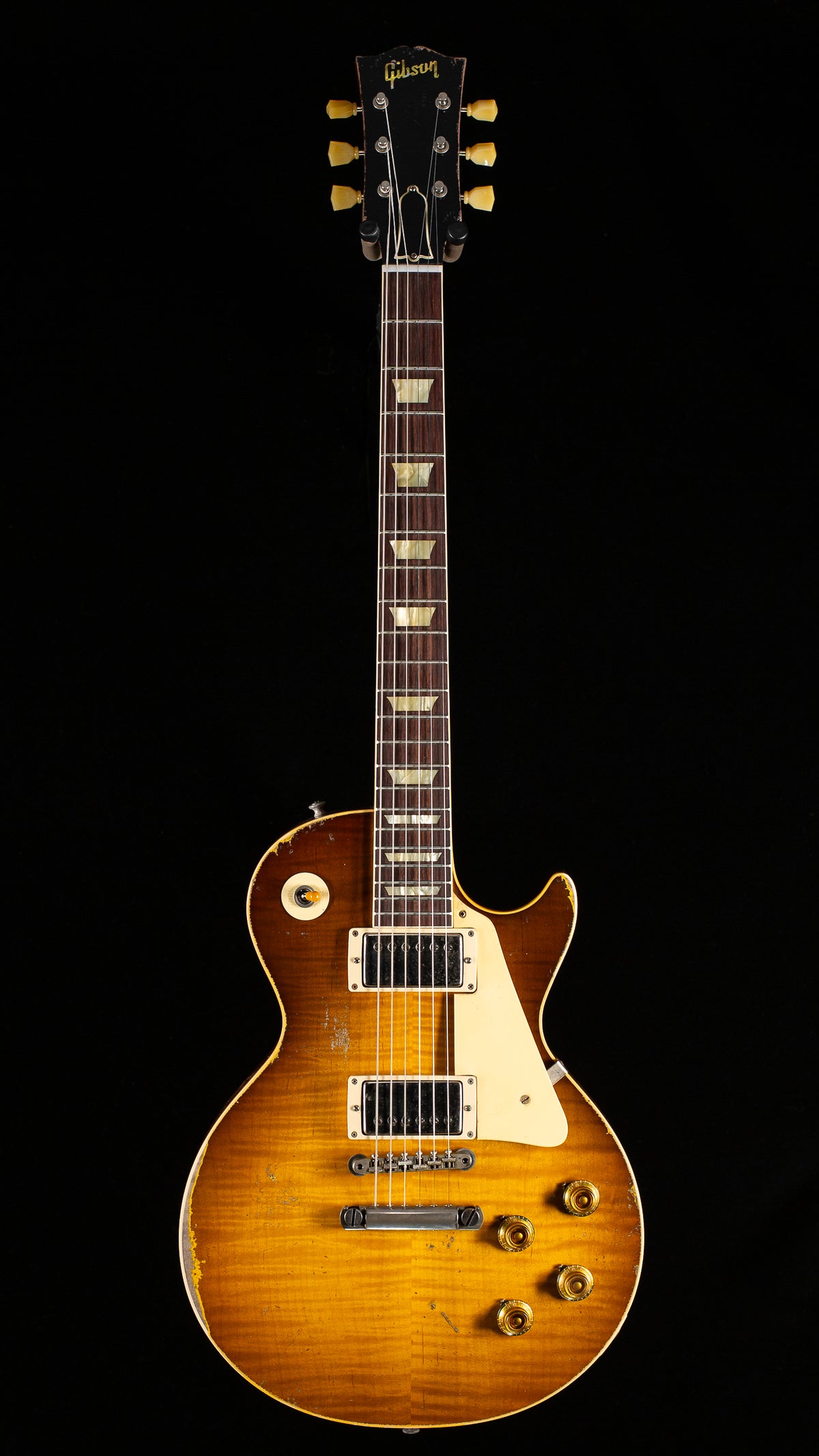 Gibson Custom Shop 1959 Les Paul Standard Murphy Lab Ultra Heavy Aged Green Lemon Fade Willcutt Cloudbucker Pickups (230)