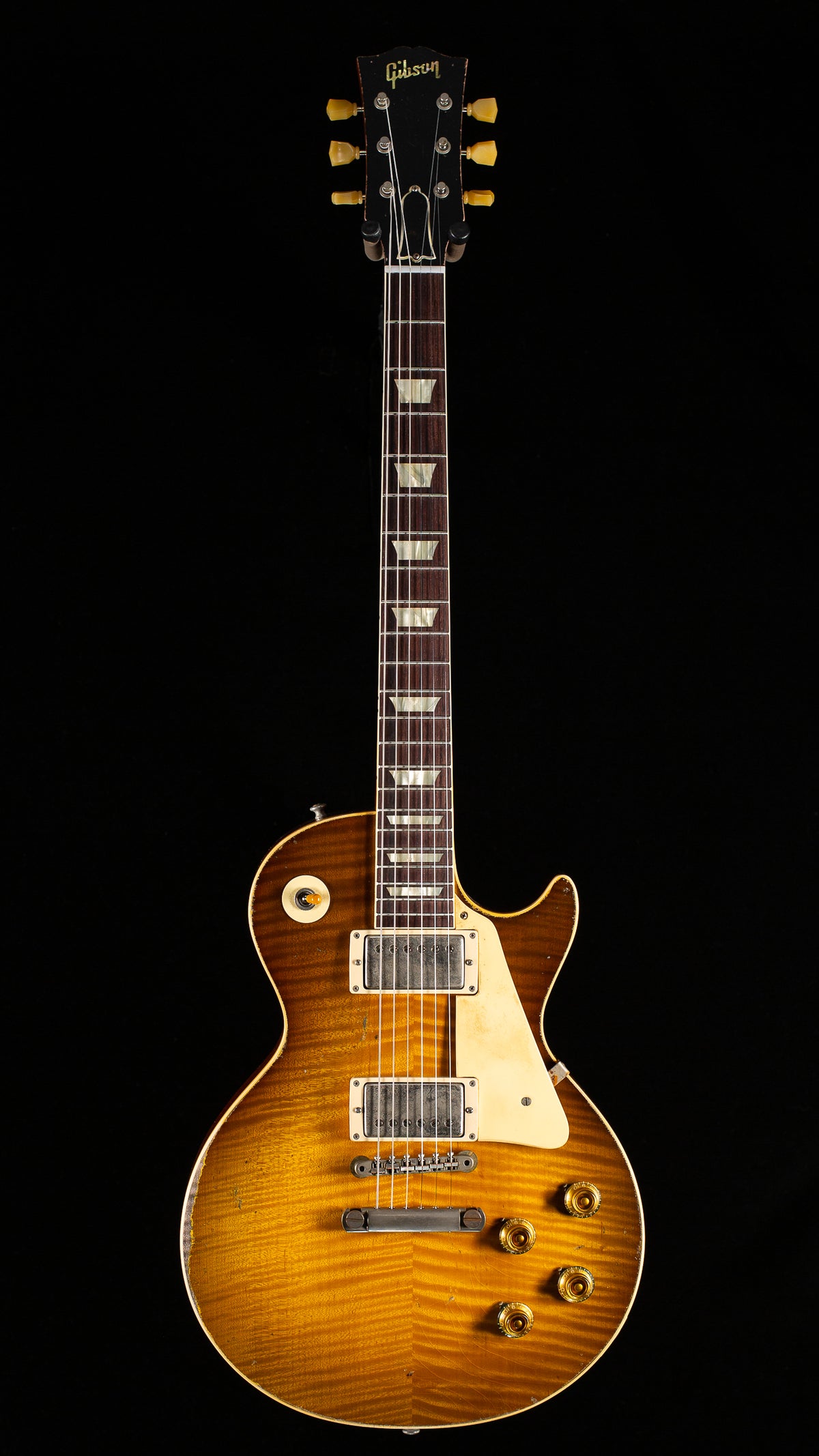 Gibson Custom Shop 1959 Les Paul Standard Murphy Lab Ultra Heavy Aged Green Lemon Fade Willcutt Cloudbucker Pickups (466)