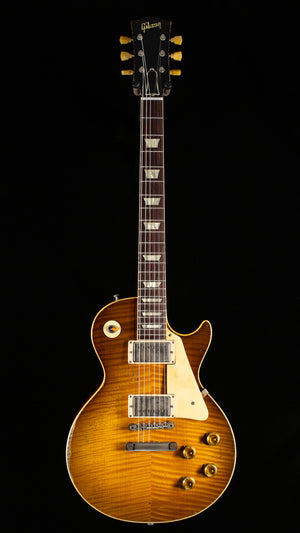 Gibson Custom Shop 1959 Les Paul Standard Murphy Lab Ultra Heavy Aged Green Lemon Fade Willcutt Cloudbucker Pickups (466)