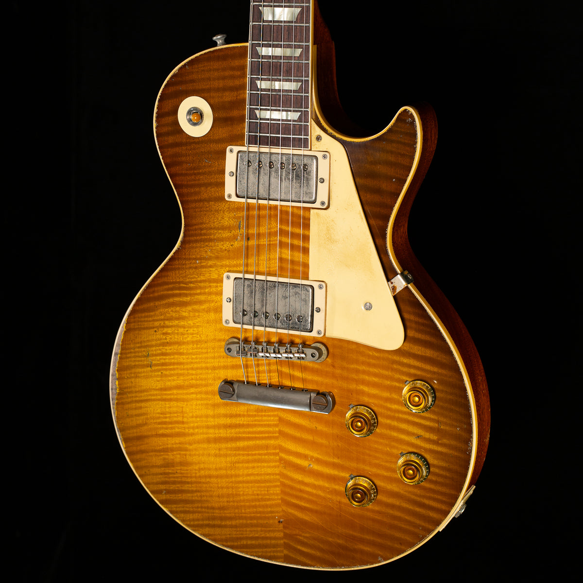 Gibson Custom Shop 1959 Les Paul Standard Murphy Lab Ultra Heavy Aged Green Lemon Fade Willcutt Cloudbucker Pickups (466)