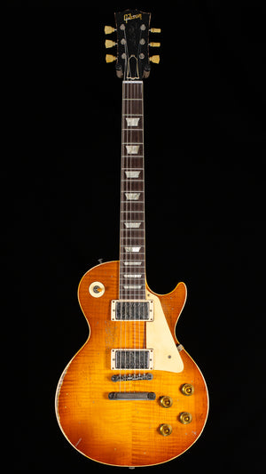 Gibson Custom Shop 1959 Les Paul Standard Mismatched Top BOTB #110 Golden Poppy Burst Murphy Lab Heavy Aged (233)