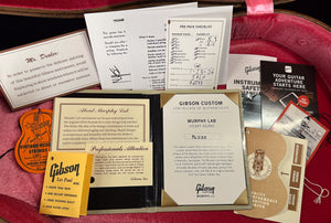 Gibson Custom Shop 1959 Les Paul Standard Mismatched Top BOTB #110 Golden Poppy Burst Murphy Lab Heavy Aged (233)