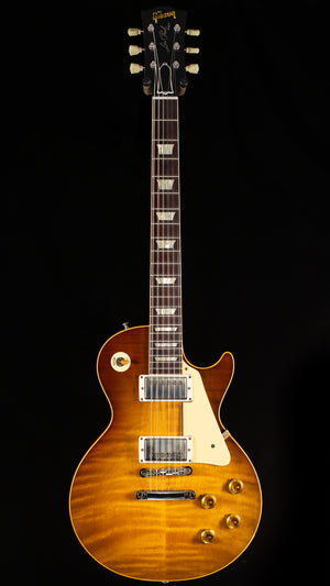 Gibson Custom Shop 1959 Les Paul Standard Green Lemon Fade Willcutt Cloudbucker Pickups (586)