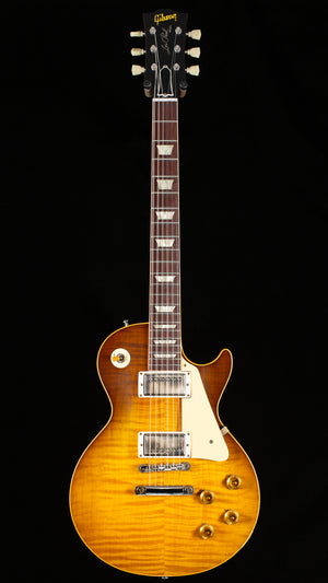 Gibson Custom Shop Willcutt Cavern Collection 1959 Les Paul Standard Green Lemon Fade Chambered (594)