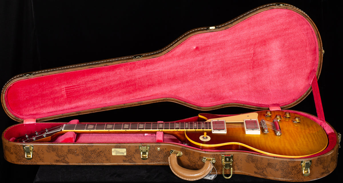 Gibson Custom Shop Willcutt Cavern Collection 1959 Les Paul Standard Green Lemon Fade Chambered (594)