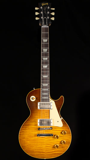Gibson Custom Shop 1959 Les Paul Standard Green Lemon Fade Willcutt Cloudbucker Pickups (611)