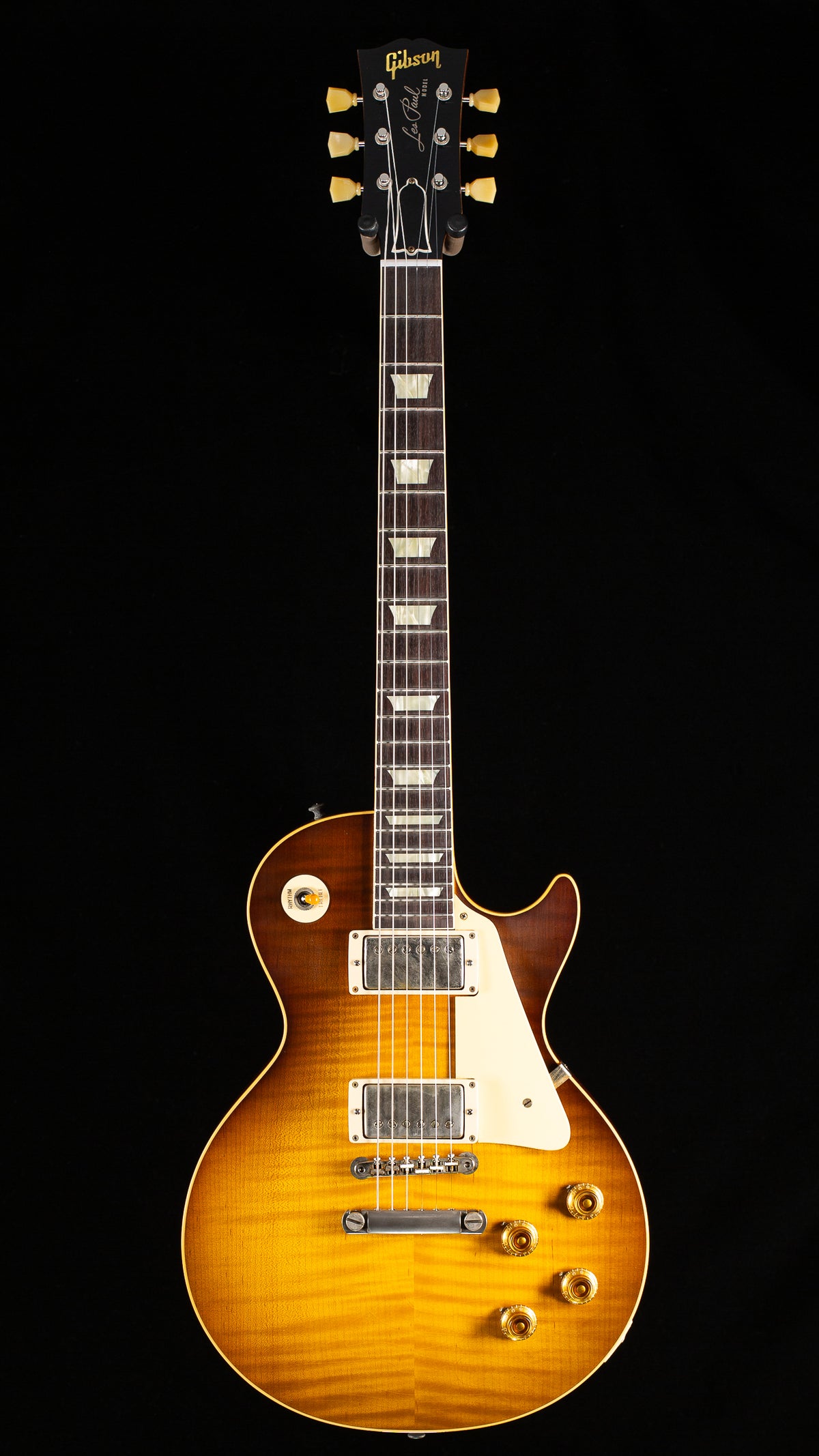 Gibson Custom Shop Willcutt Cavern Collection 1959 Les Paul Standard Murphy Lab Ultra Light Aged Green Lemon Fade Chambered (651)