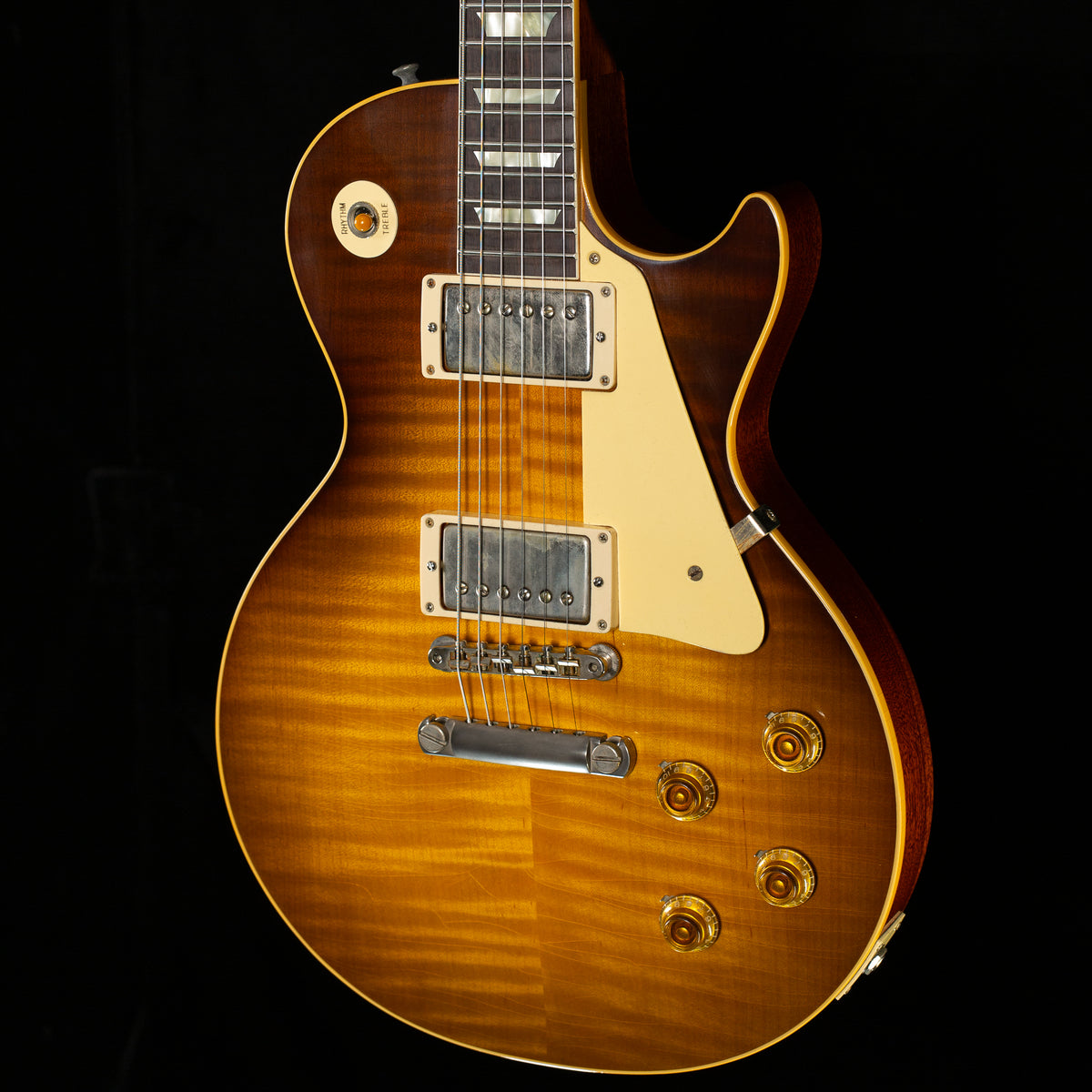 Gibson Custom Shop Willcutt Cavern Collection 1959 Les Paul Standard Murphy Lab Ultra Light Aged Green Lemon Fade Chambered (651)