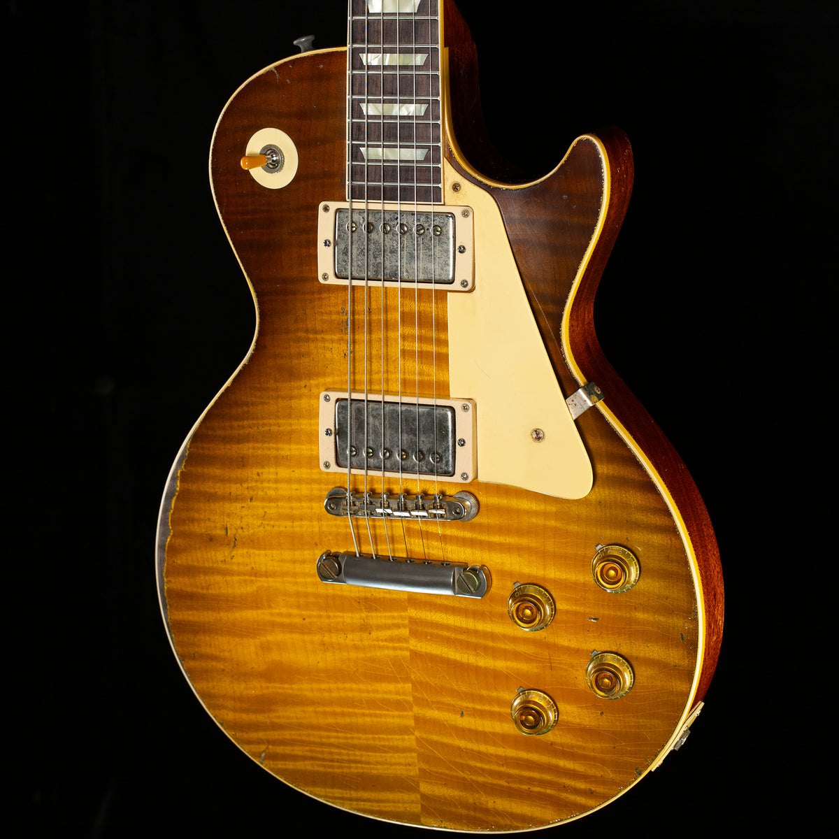 Gibson Custom Shop 1959 Les Paul Standard Murphy Lab Ultra Heavy Aged Green Lemon Fade Willcutt Cloudbucker Pickups (657)