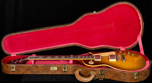 Gibson Custom Shop Willcutt Cavern Collection 1959 Les Paul Standard Murphy Lab Ultra Light Aged Green Lemon Fade Chambered (660)