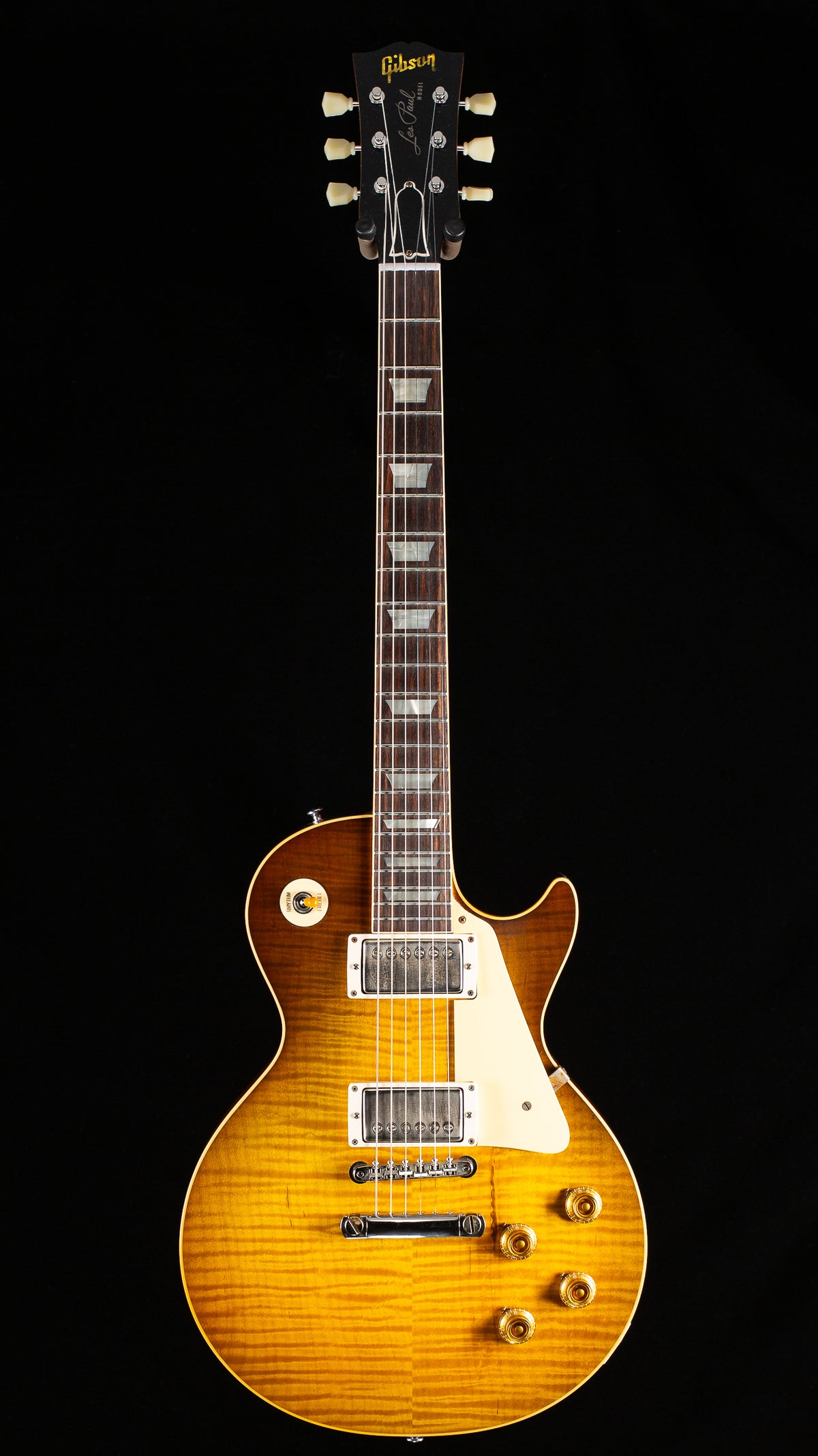 Gibson Custom Shop Willcutt Cavern Collection 1959 Les Paul Standard Green Lemon Fade Chambered (670)
