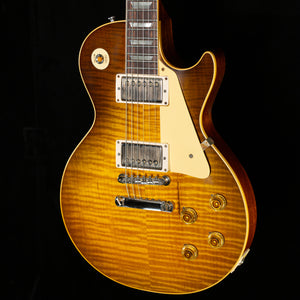 Gibson Custom Shop Willcutt Cavern Collection 1959 Les Paul Standard Green Lemon Fade Chambered (670)
