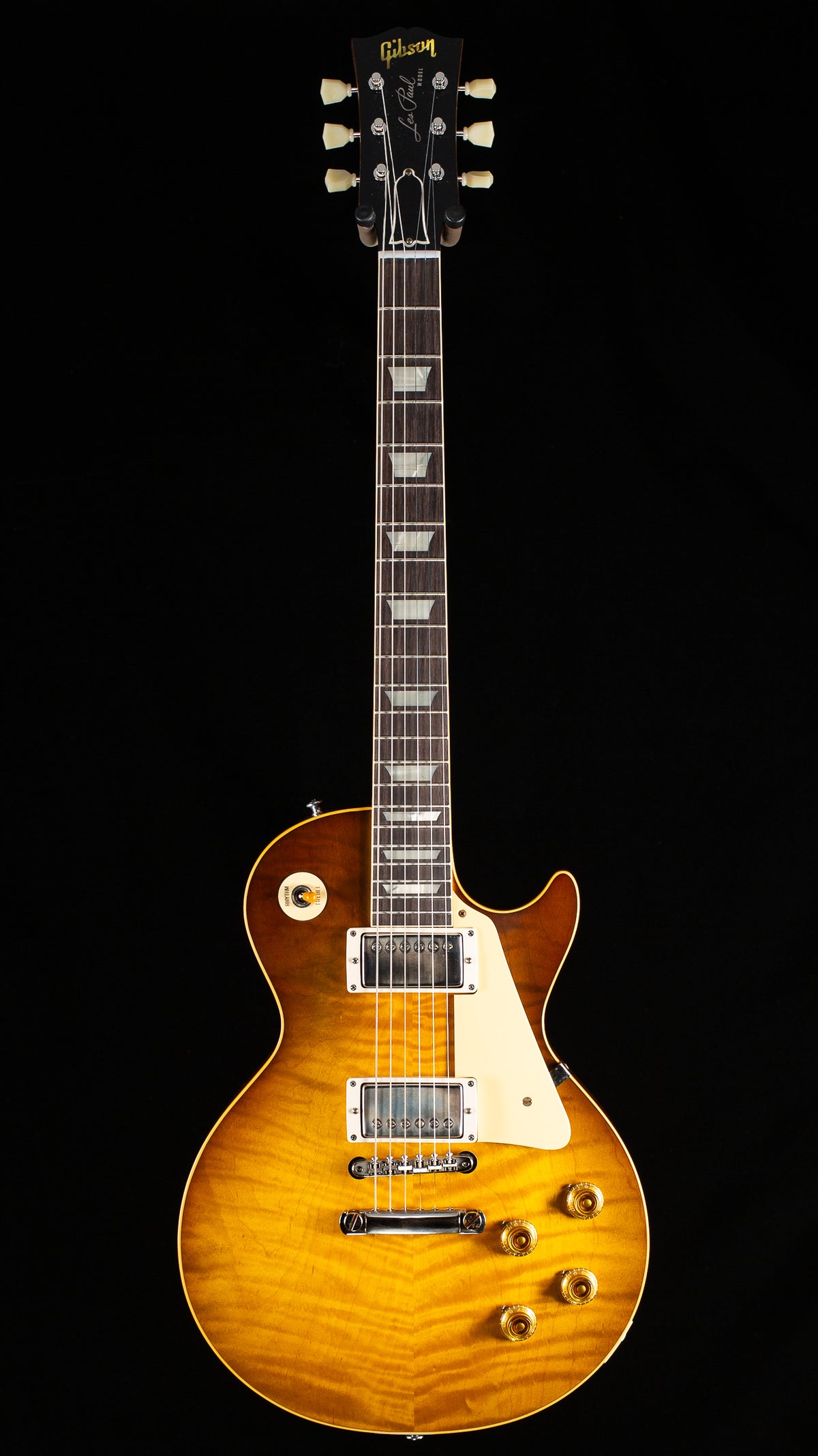 Gibson Custom Shop Willcutt Cavern Collection 1959 Les Paul Standard Green Lemon Fade Chambered (677)