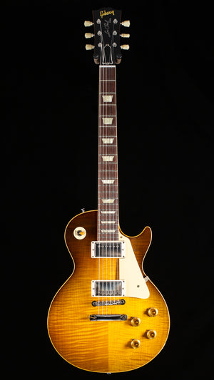 Gibson Custom Shop Willcutt Cavern Collection 1959 Les Paul Standard Green Lemon Fade Chambered (690)