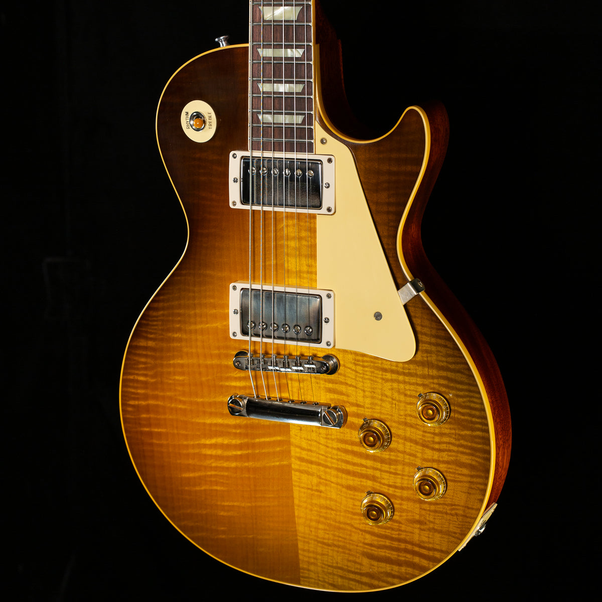 Gibson Custom Shop Willcutt Cavern Collection 1959 Les Paul Standard Green Lemon Fade Chambered (690)