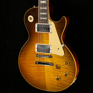Gibson Custom Shop Willcutt Cavern Collection 1959 Les Paul Standard Green Lemon Fade Chambered (690)
