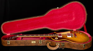 Gibson Custom Shop Willcutt Cavern Collection 1959 Les Paul Standard Green Lemon Fade Chambered (690)