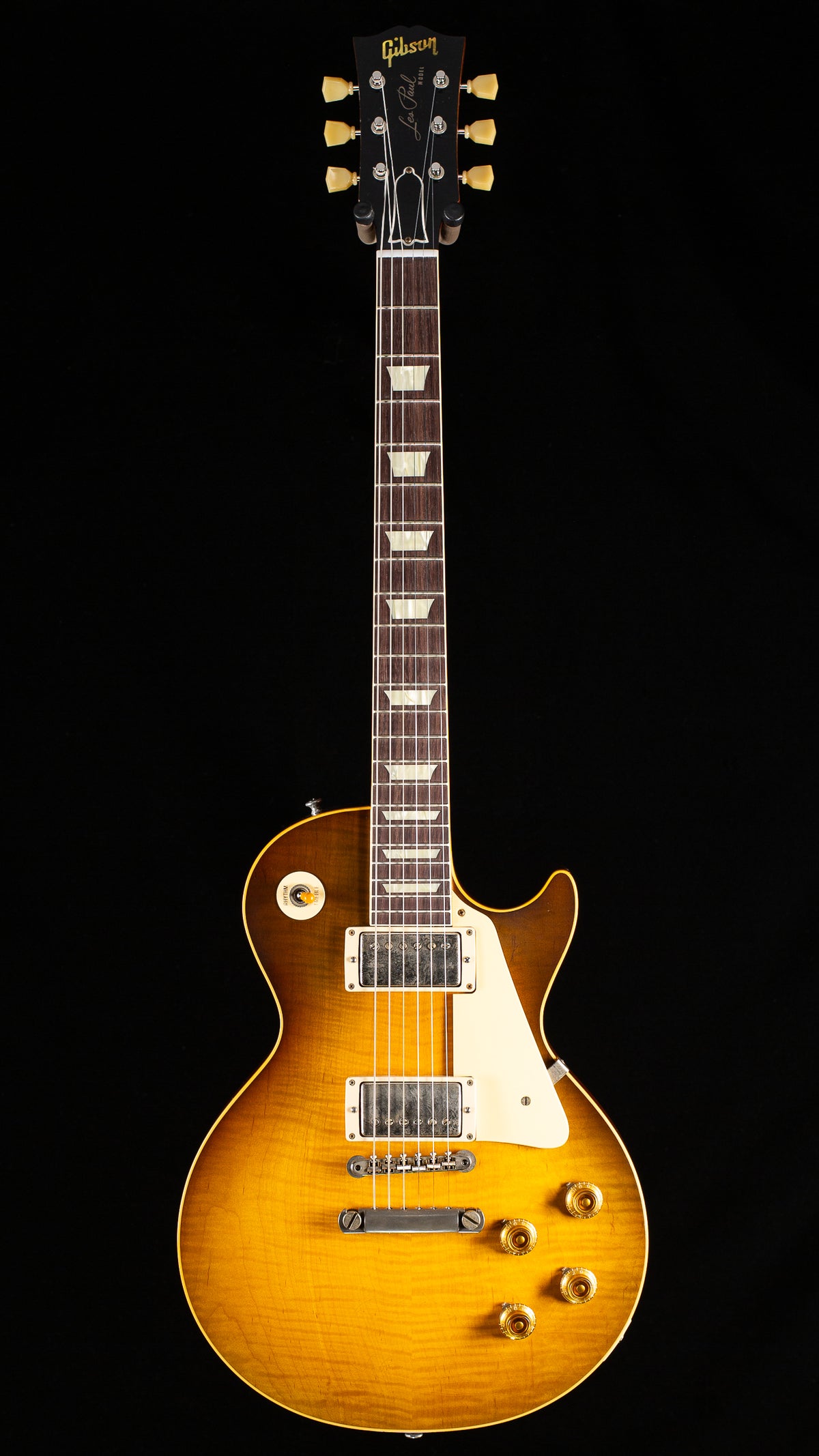 Gibson Custom Shop Willcutt Cavern Collection 1959 Les Paul Standard Murphy Lab Ultra Light Aged Green Lemon Fade Chambered (696)