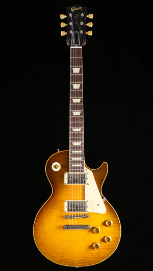 Gibson Custom Shop Willcutt Cavern Collection 1959 Les Paul Standard Murphy Lab Ultra Light Aged Green Lemon Fade Chambered (696)