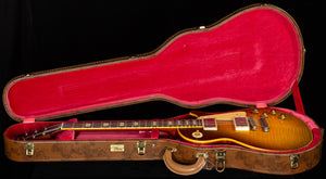 Gibson Custom Shop Willcutt Cavern Collection 1959 Les Paul Standard Murphy Lab Ultra Light Aged Green Lemon Fade Chambered (696)