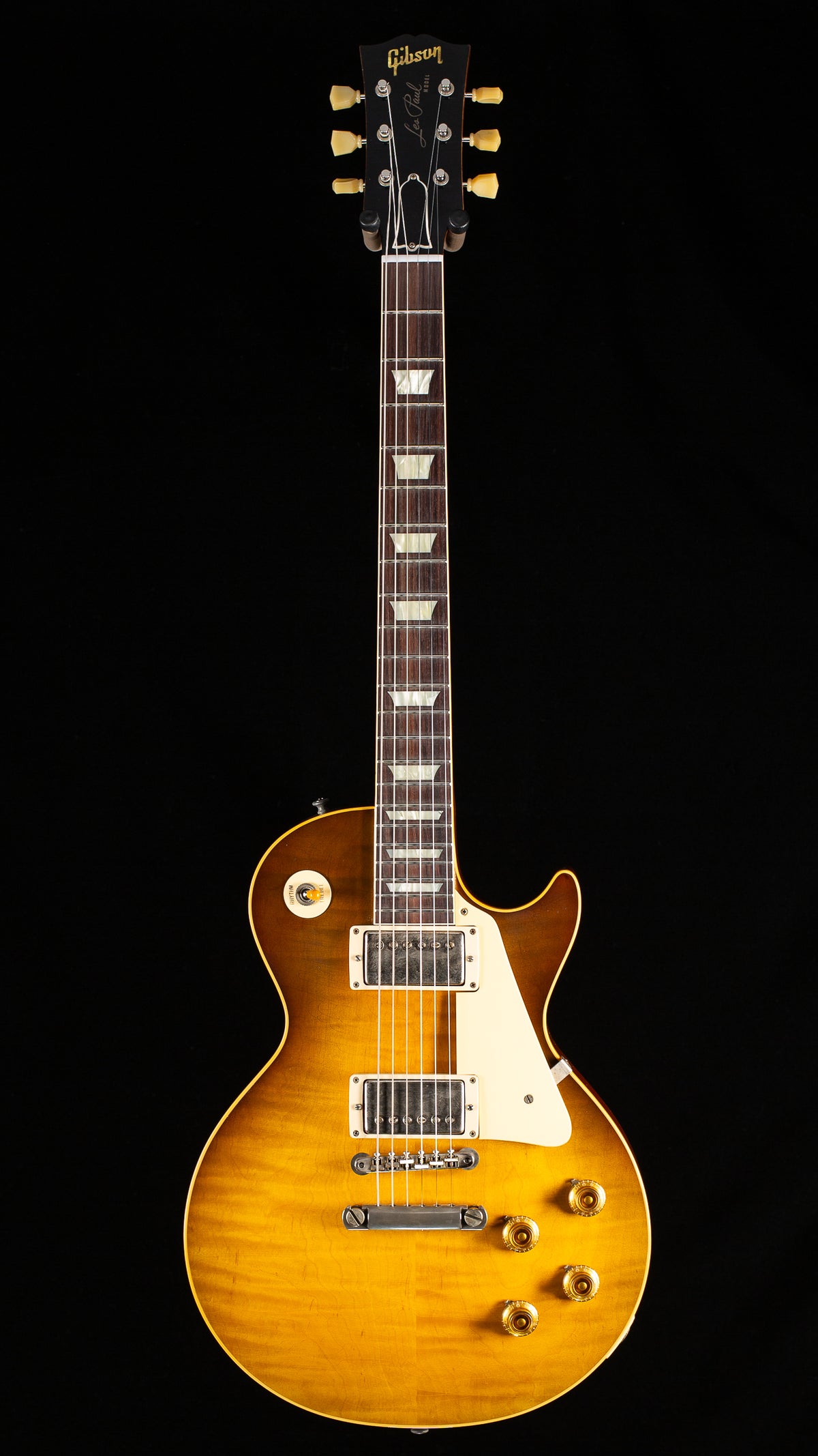 Gibson Custom Shop Willcutt Cavern Collection 1959 Les Paul Standard Murphy Lab Ultra Light Aged Green Lemon Fade Chambered (700)