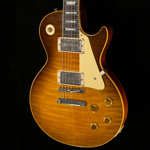 Gibson Custom Shop Willcutt Cavern Collection 1959 Les Paul Standard Murphy Lab Ultra Light Aged Green Lemon Fade Chambered (700)