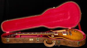 Gibson Custom Shop Willcutt Cavern Collection 1959 Les Paul Standard Murphy Lab Ultra Light Aged Green Lemon Fade Chambered (700)