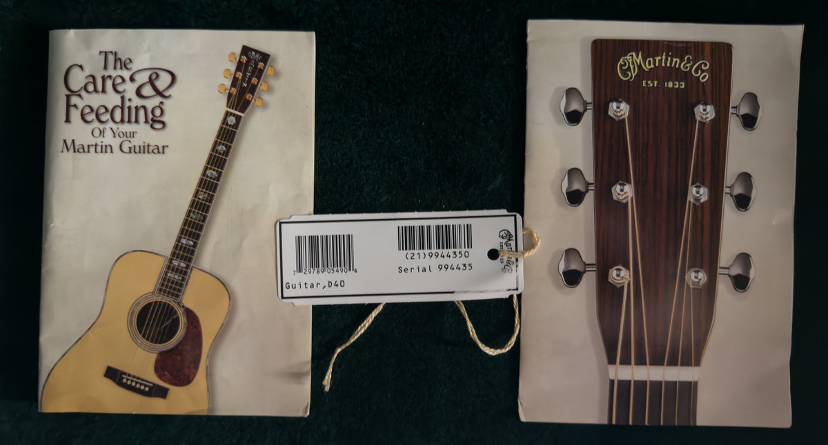 2004 Martin D-40 Acoustic Guitar