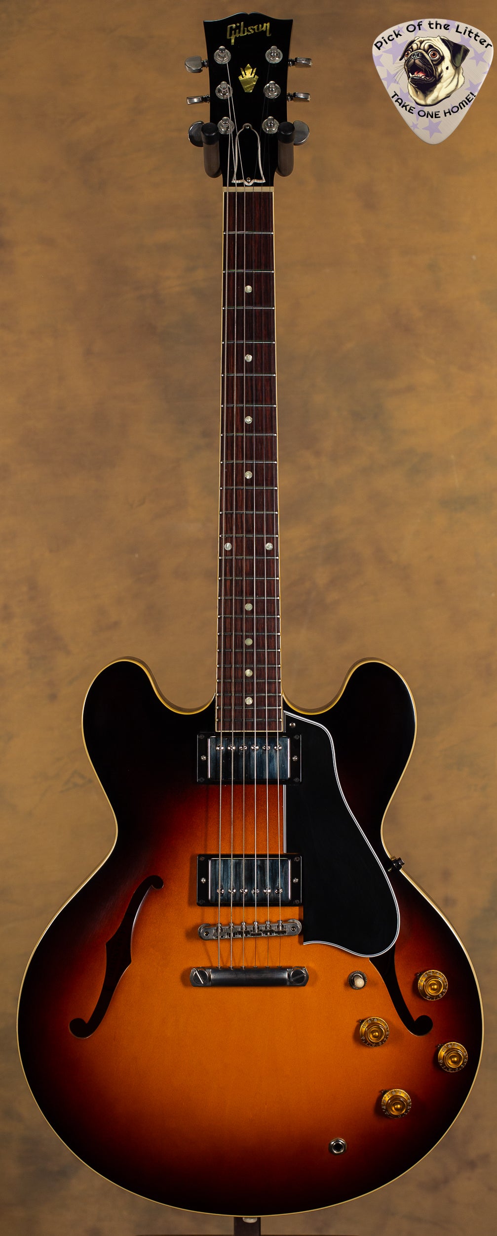 2016 Gibson Memphis &#39;59 ES-335 Sunburst w/ Ron Ellis Bette Pickups