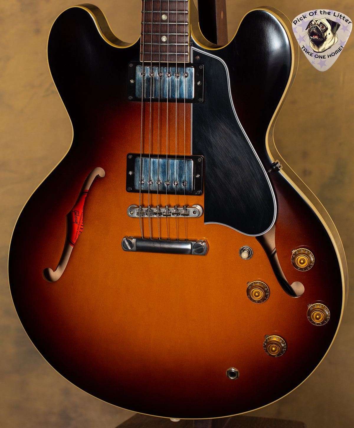 2016 Gibson Memphis &#39;59 ES-335 Sunburst w/ Ron Ellis Bette Pickups