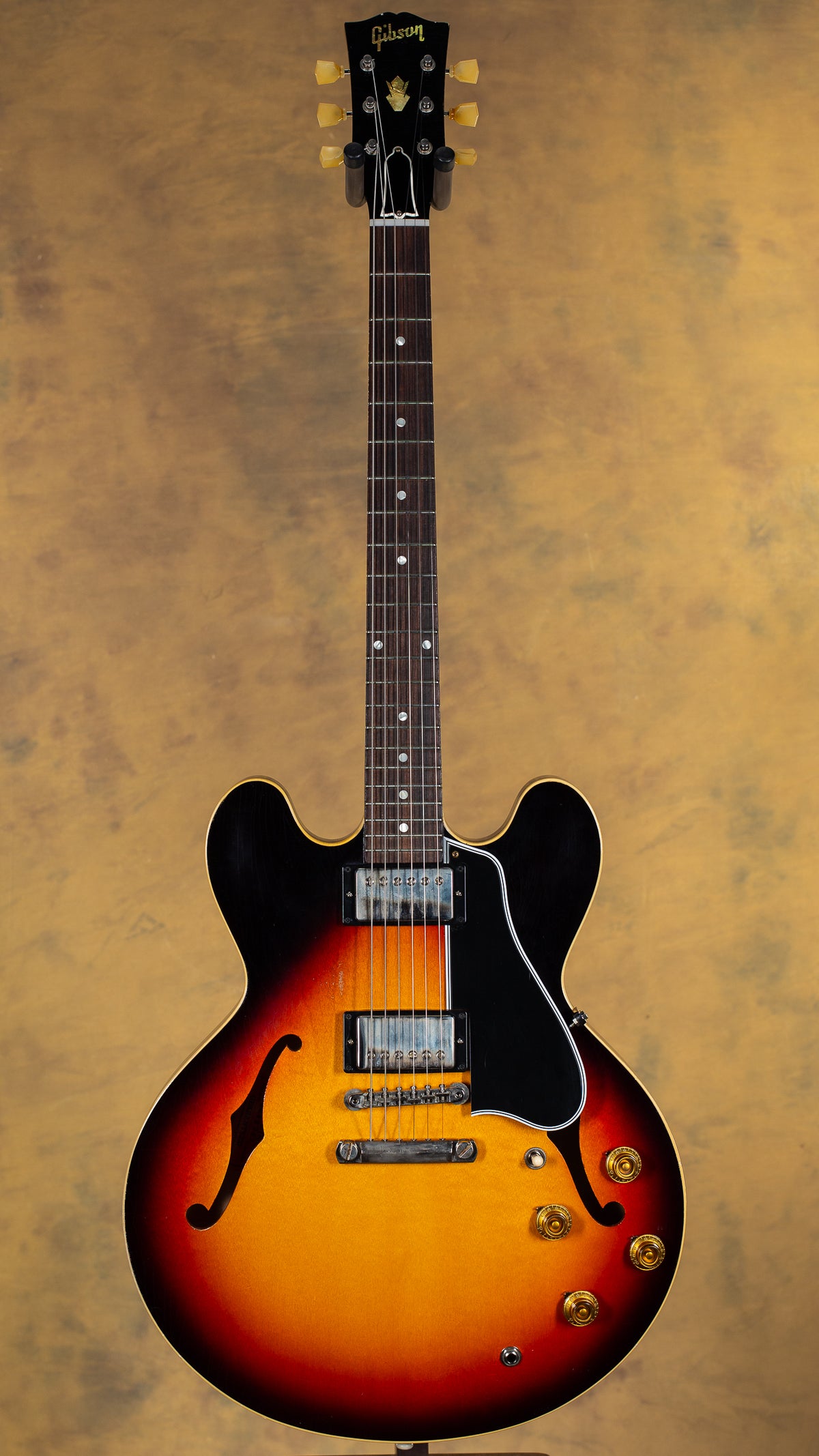 2024 Gibson Custom Shop 1958 ES-335 Reissue Triburst Murphy Lab Light Aged Headstock Repair