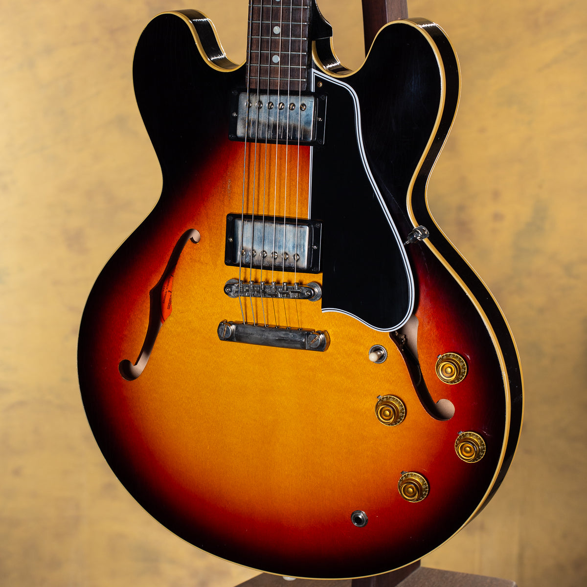 2024 Gibson Custom Shop 1958 ES-335 Reissue Triburst Murphy Lab Light Aged Headstock Repair