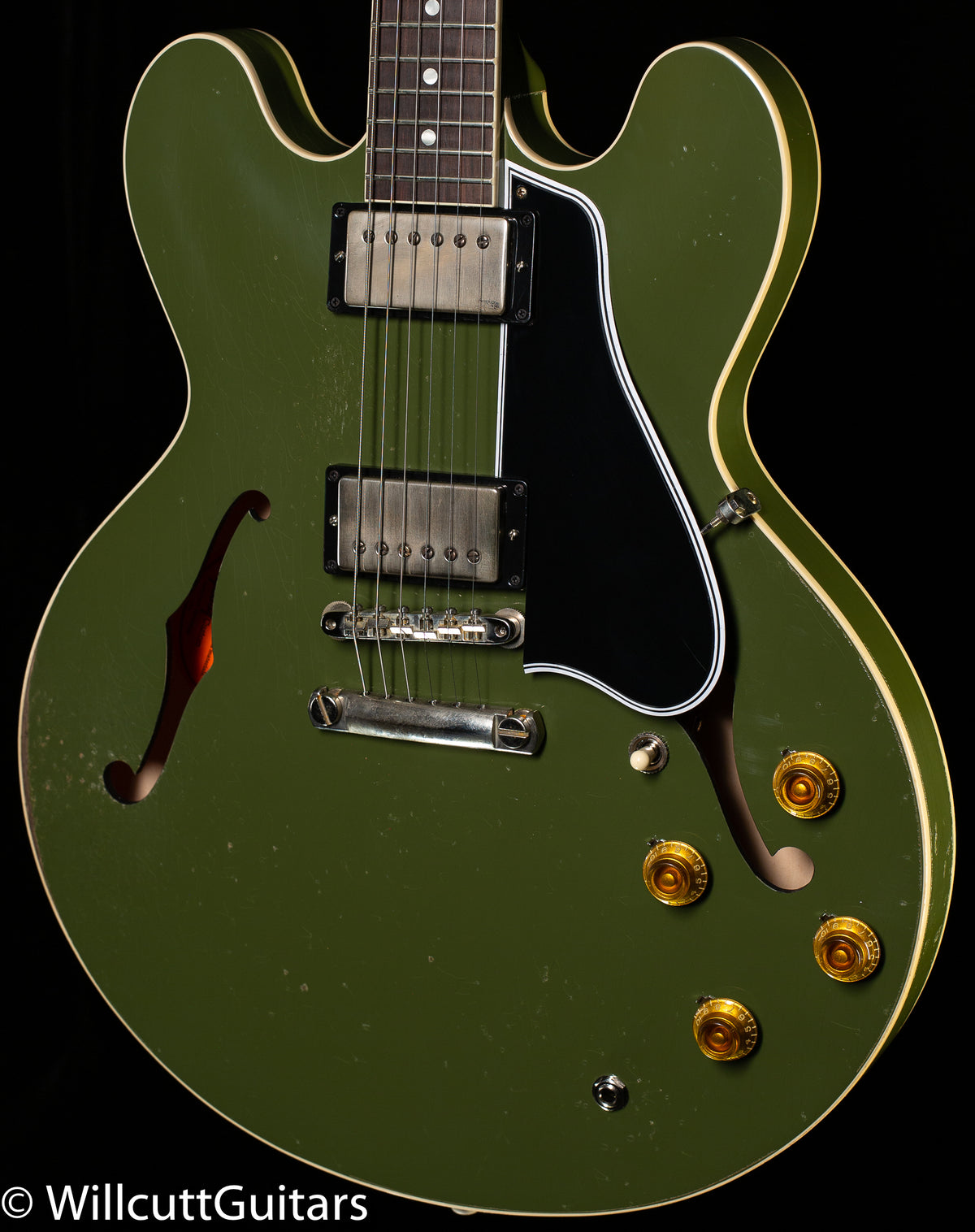 Gibson Custom Shop 1959 ES-335 Reissue Murphy Lab Heavy Aged Olive Drab (569)
