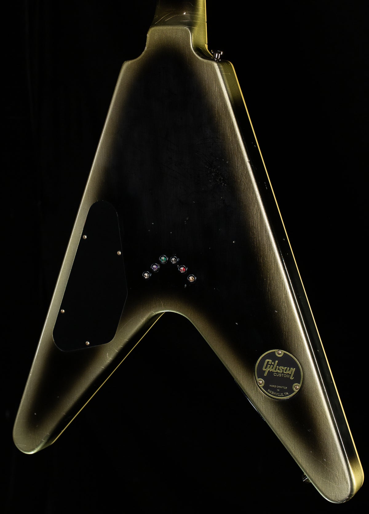 Gibson Custom Shop Adam Jones Flying V Custom Reverse Antique Murphy Lab Aged Silverburst (J47)