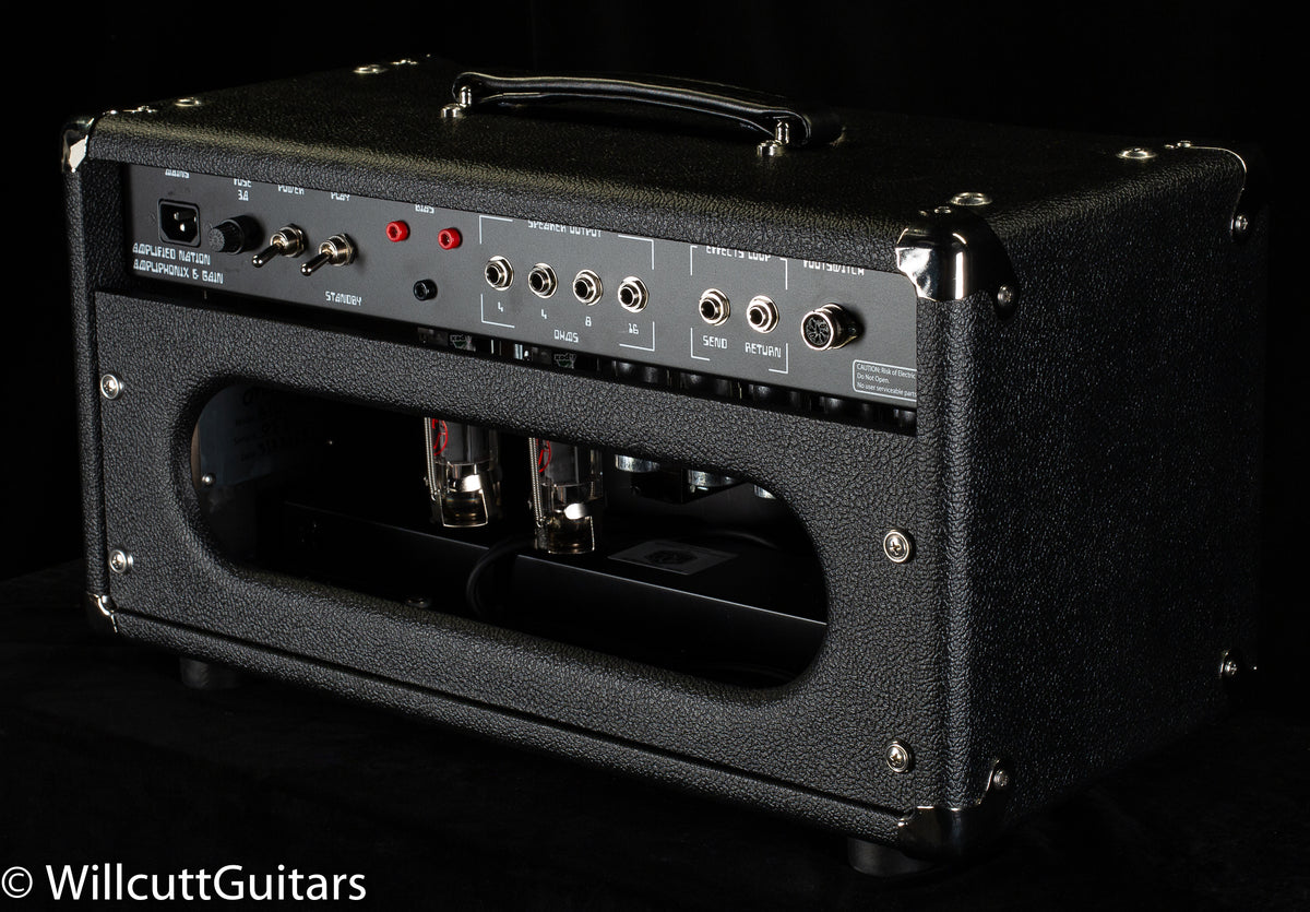 Amplified Nation Ampliphonix and Gain Head 50W EL34 Black Tolex / Sparkle Grille