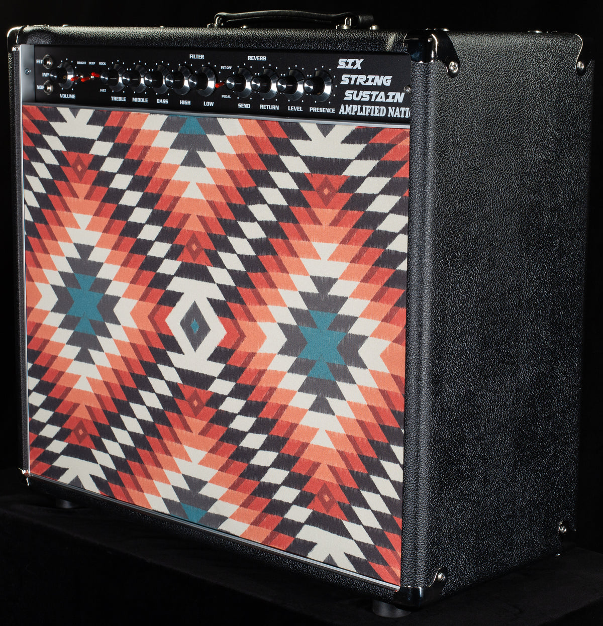 Amplified Nation Six String Sustain 50W Combo Black Tolex Aztec Baffle G12-65 (071)