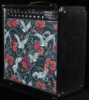 Amplified Nation Wonderland Overdrive 50w 1x12 Combo Black Suede "Japanese Cranes" (578)