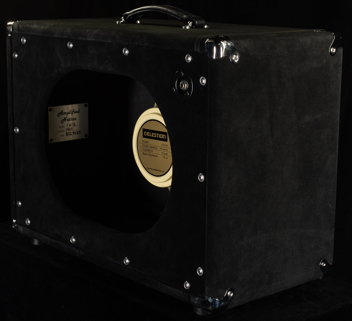 Amplified Nation 1x12 Cabinet Black Suede (411)