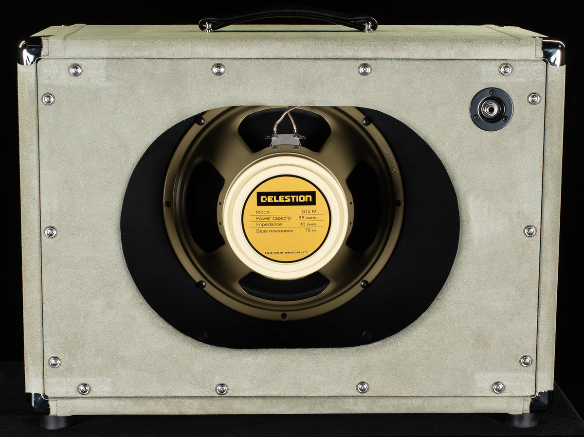 Amplified Nation 1x12 Cabinet Sage Suede Creamback G12M-65 (699)