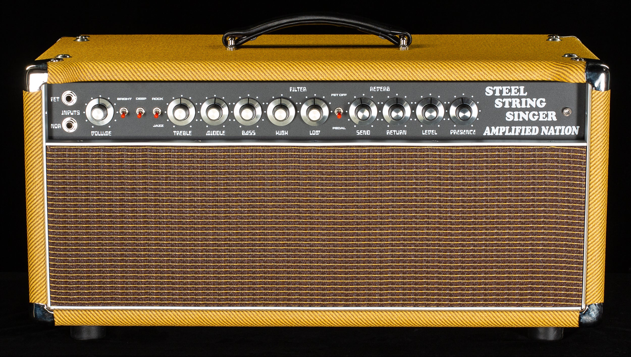 Amplified Nation Steel String Singer 50W Head Tweed - Willcutt Guitars