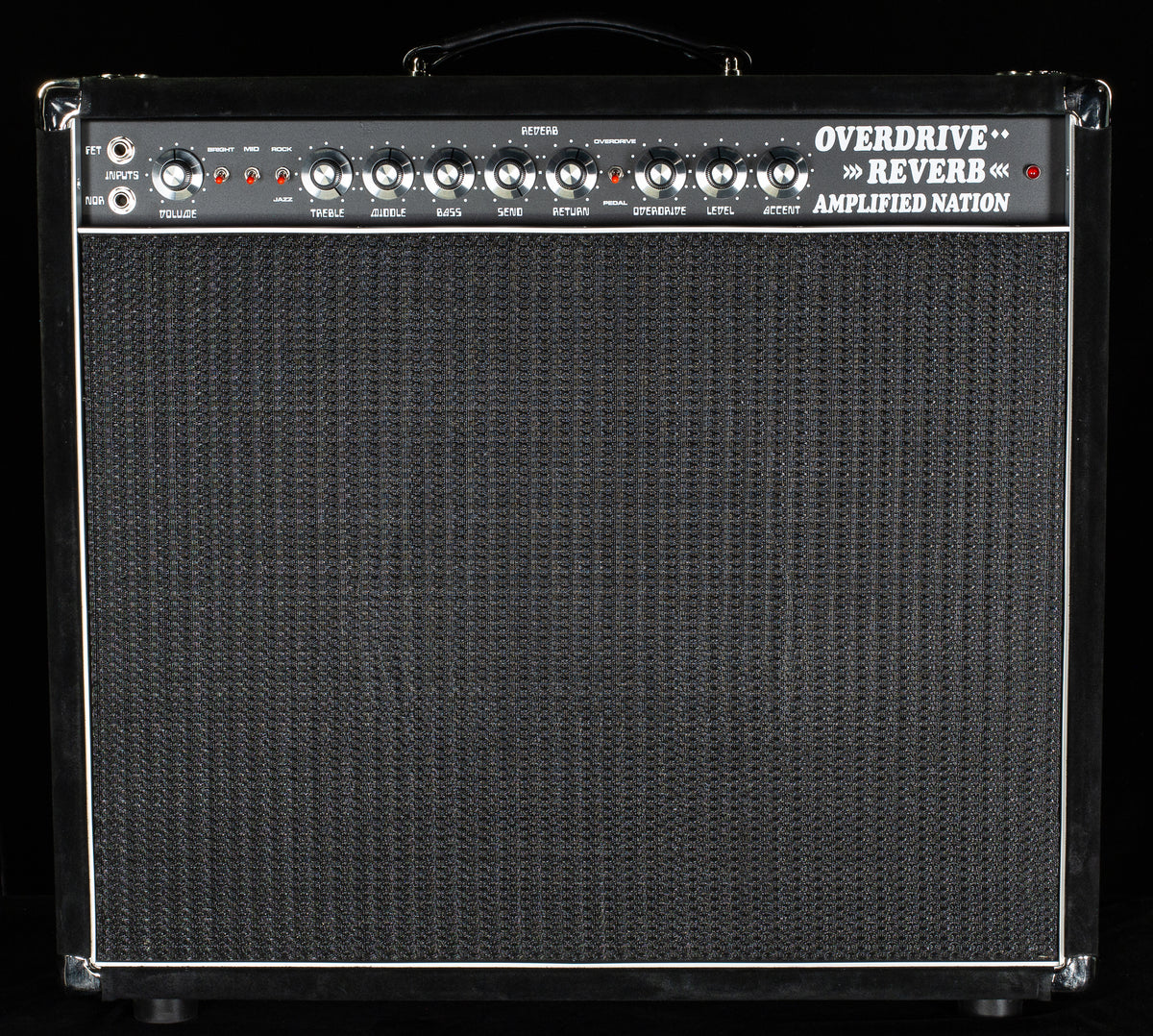 Amplified Nation Overdrive Reverb 50w 1x12 Combo Black Suede / Black Cloth