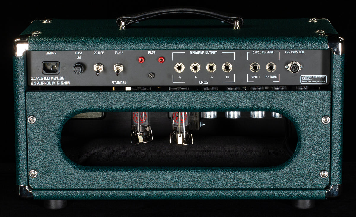 Amplified Nation Ampliphonix &amp; Gain Head 50W Green Levant