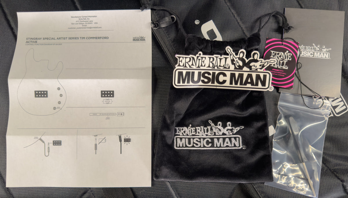 Ernie Ball Music Man Tim Commerford Active Caliper Red (482)