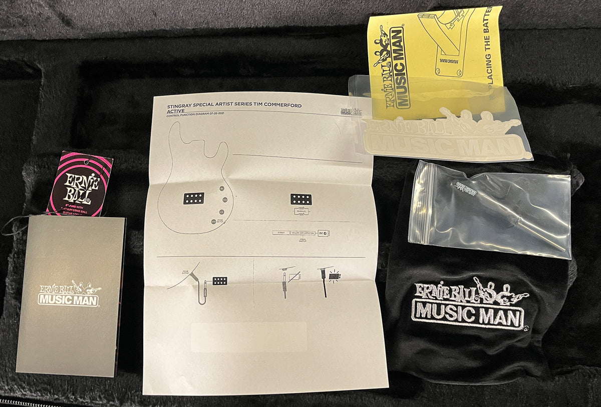 ErnieBall Music Man StingRay Special 4  Tim Commerford Xavier Green (559)