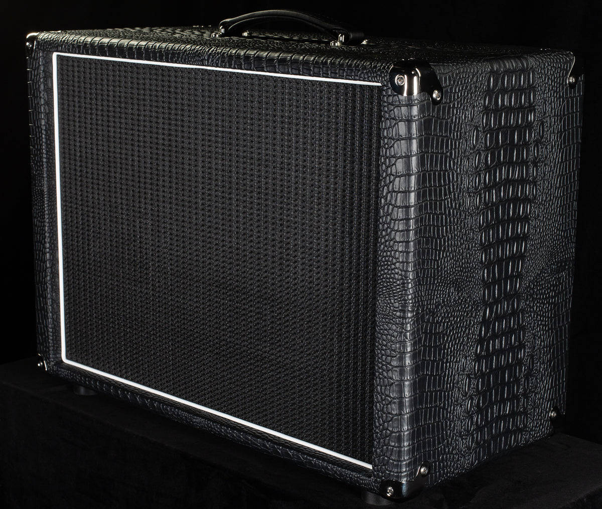 Amplified Nation 1x12 Cabinet Oversized Black Croc/ Black Cloth + G12-65 (820)